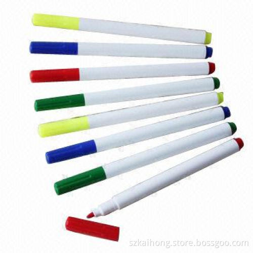 Colored Whiteboard Markers, Made of PP
